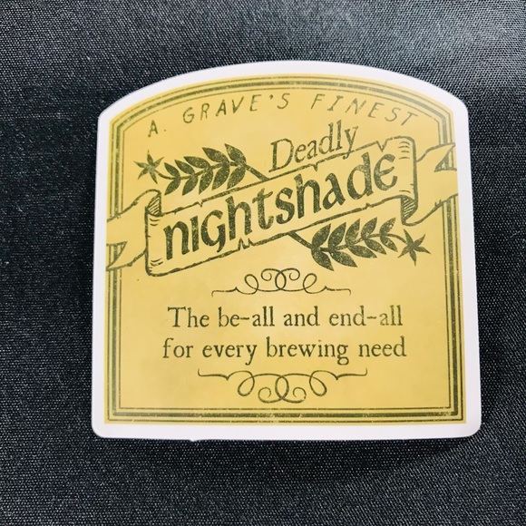 Nightshade witchy Sorceress Supreme Potion B0ttle Label Sticker - Picture 4 of 7